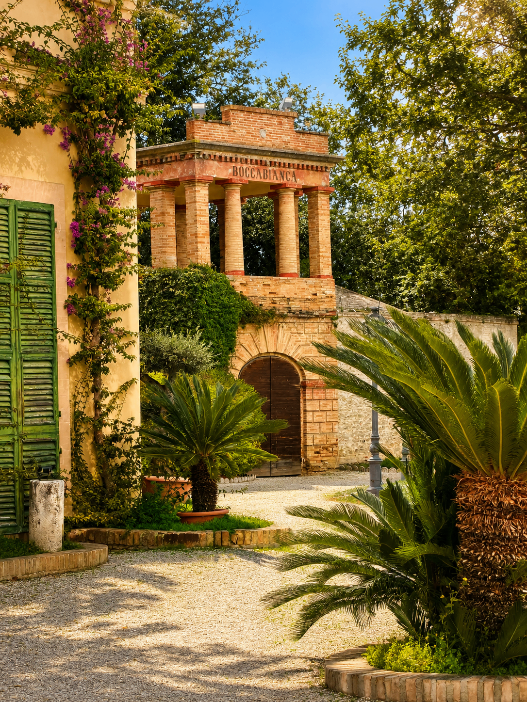 Tempietto dell’Amore nei giardini di Villa Boccabianca